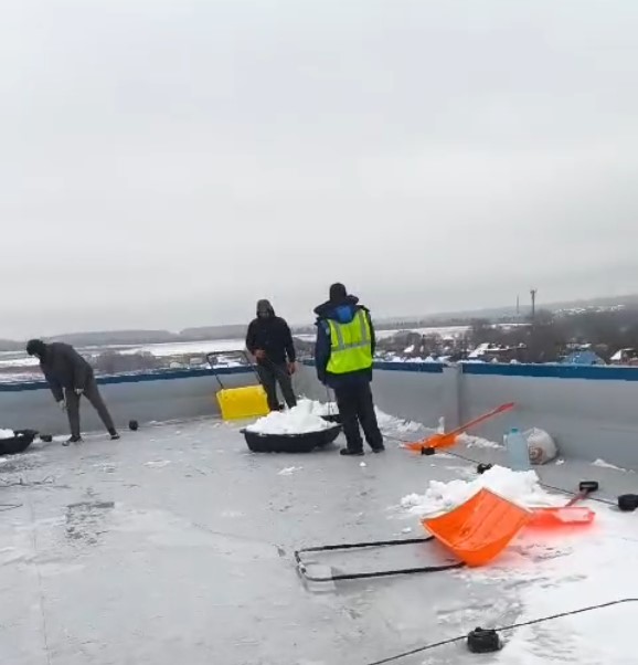Чистка кровли6